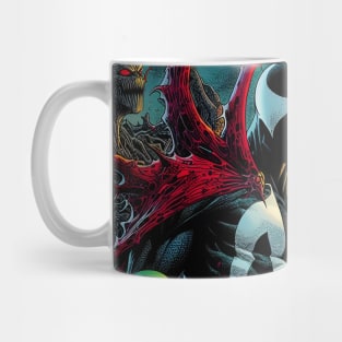 Embrace Darkness with Spawn: Legendary Art and Hellspawn Designs Await! Mug